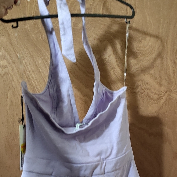 Haute Monde Lavender Halter Romper - Picture 8 of 9